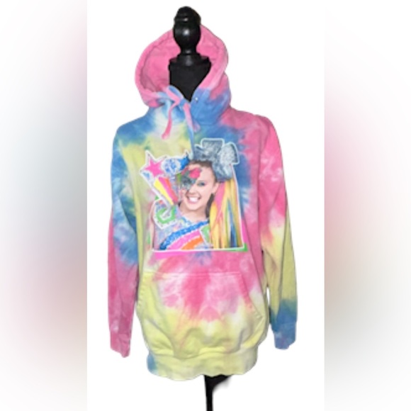 🎉 JOJO!! PASTEL TIE-DYE 2022 DREAM CONCERT HOODIE! #NICKELODEON *RARE* - Picture 9 of 16